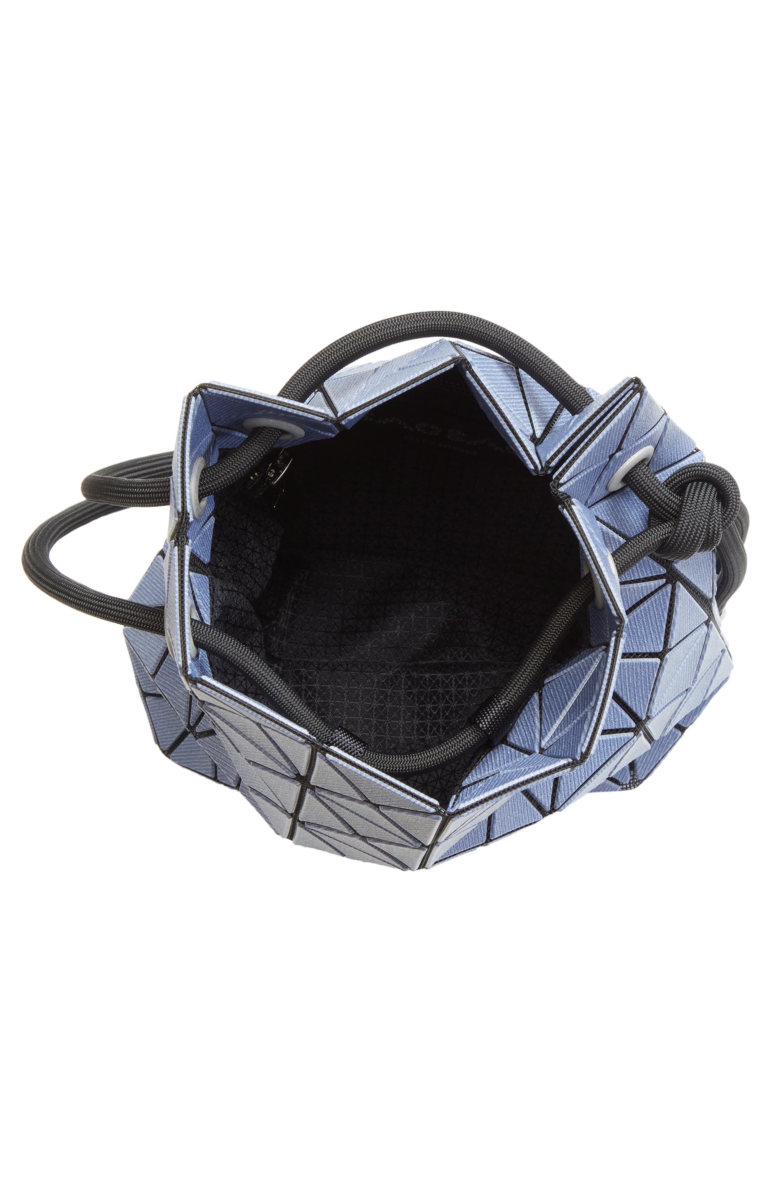 Bao Bao Issey Miyake Wring Denim Drawstring Bucket Bag, Alternate, color, Blue