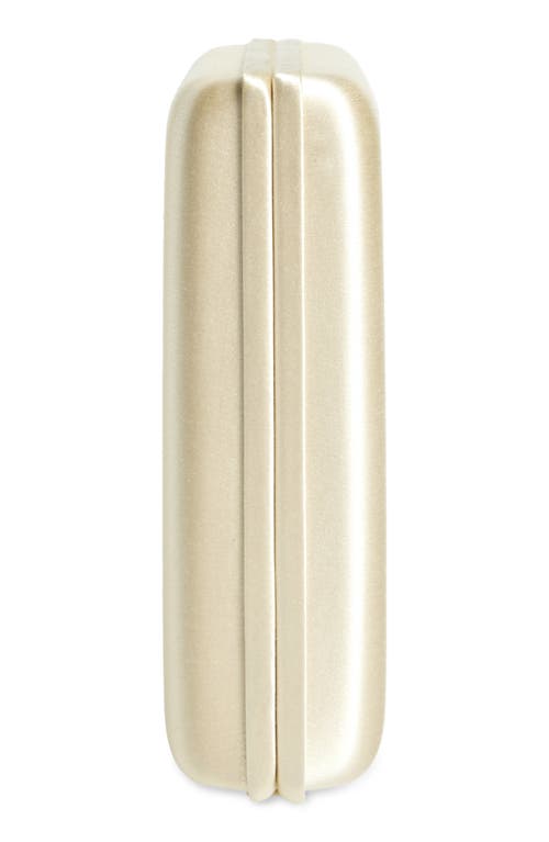 Totême Toteme Satin Box Clutch In Ecru