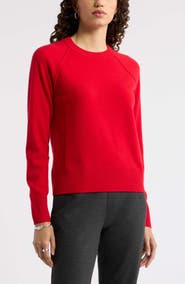 Caslon® Wool & Cashmere Raglan Sweater