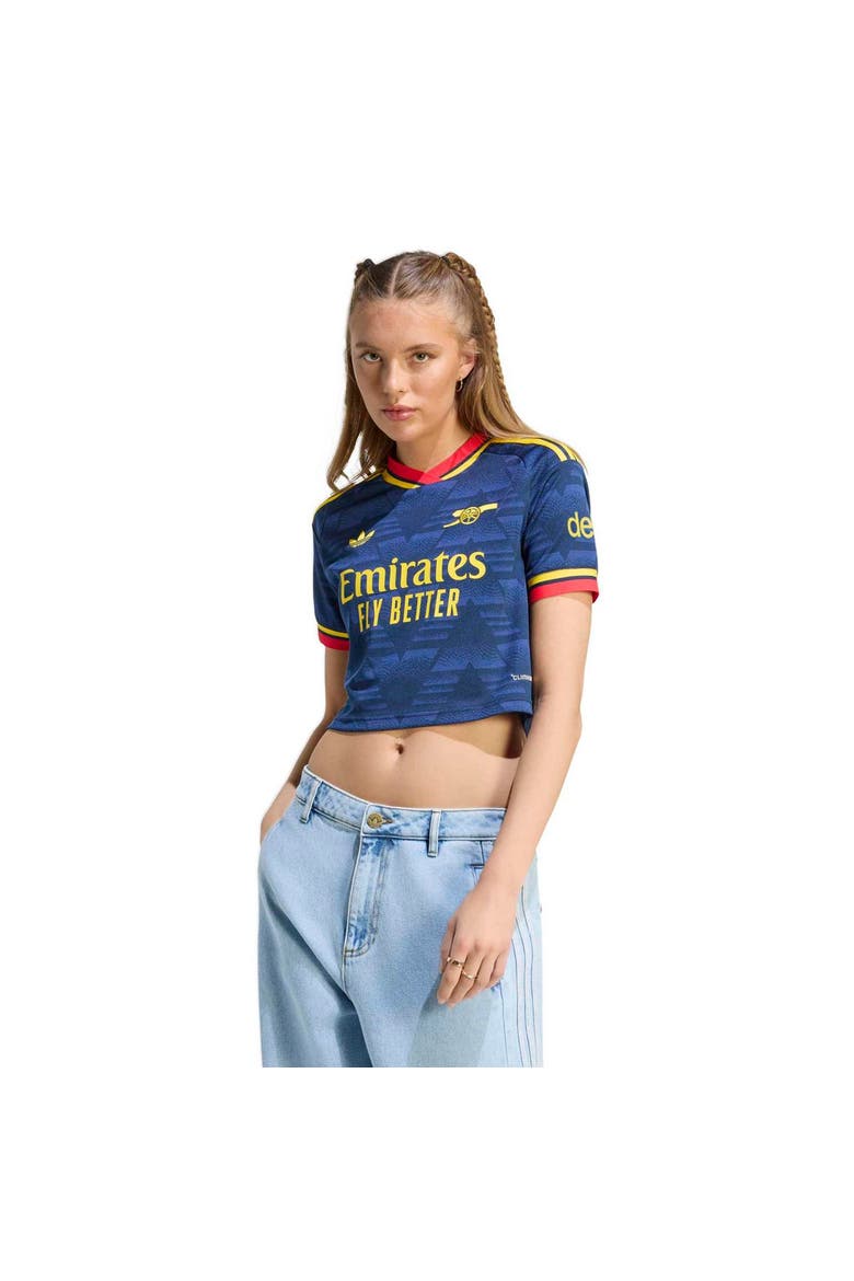 Women's adidas Navy Arsenal 2026/27 Away Cropped Replica Jersey, Main, color, Navy