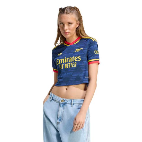 Women's adidas Navy Arsenal 2026/27 Away Cropped Replica Jersey