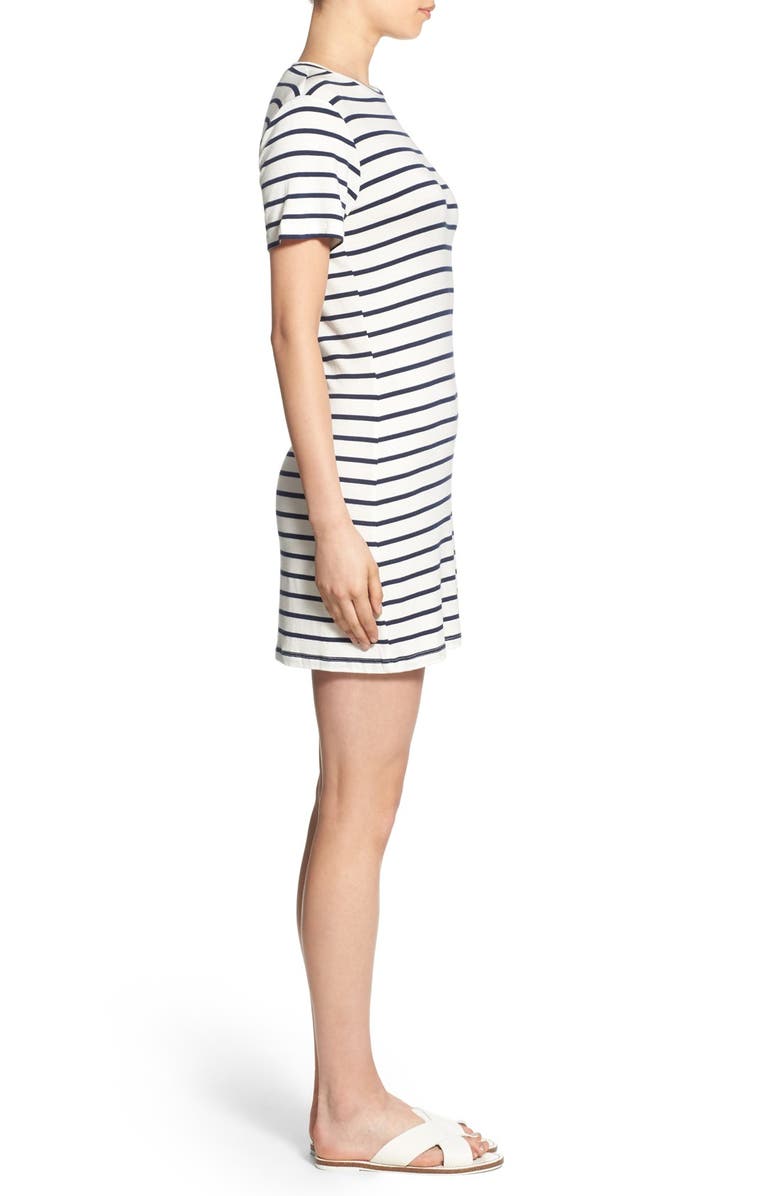 Amour Vert 'Brigette' Stripe T-Shirt Dress, Alternate, color,