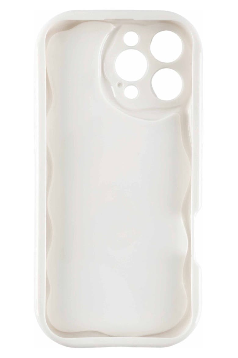 Funky Mirror iPhone 16 Pro Max Case, Alternate, color, WHITE