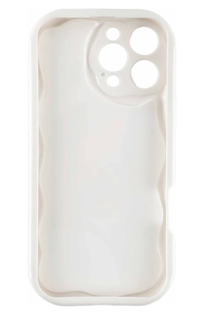 Auramma Funky Mirror iPhone 16 Pro Case, Alternate, color, White