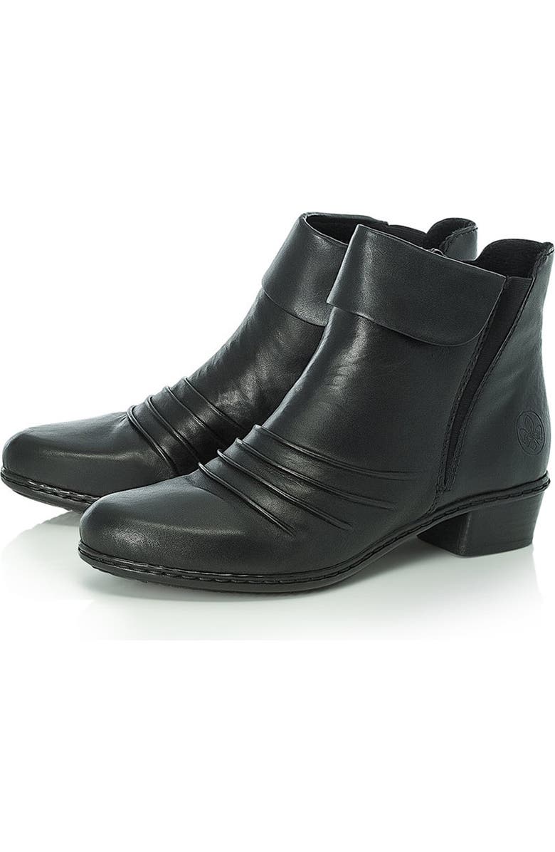 Rieker Fabiola Leather Block Boot, Alternate, color,