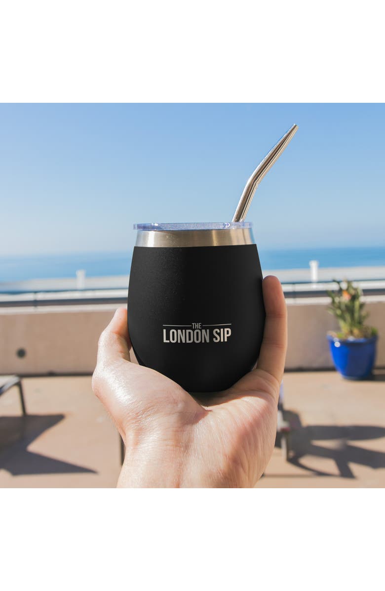 London Sip Yerba Mate Cup Set 8oz, Alternate, color, Black