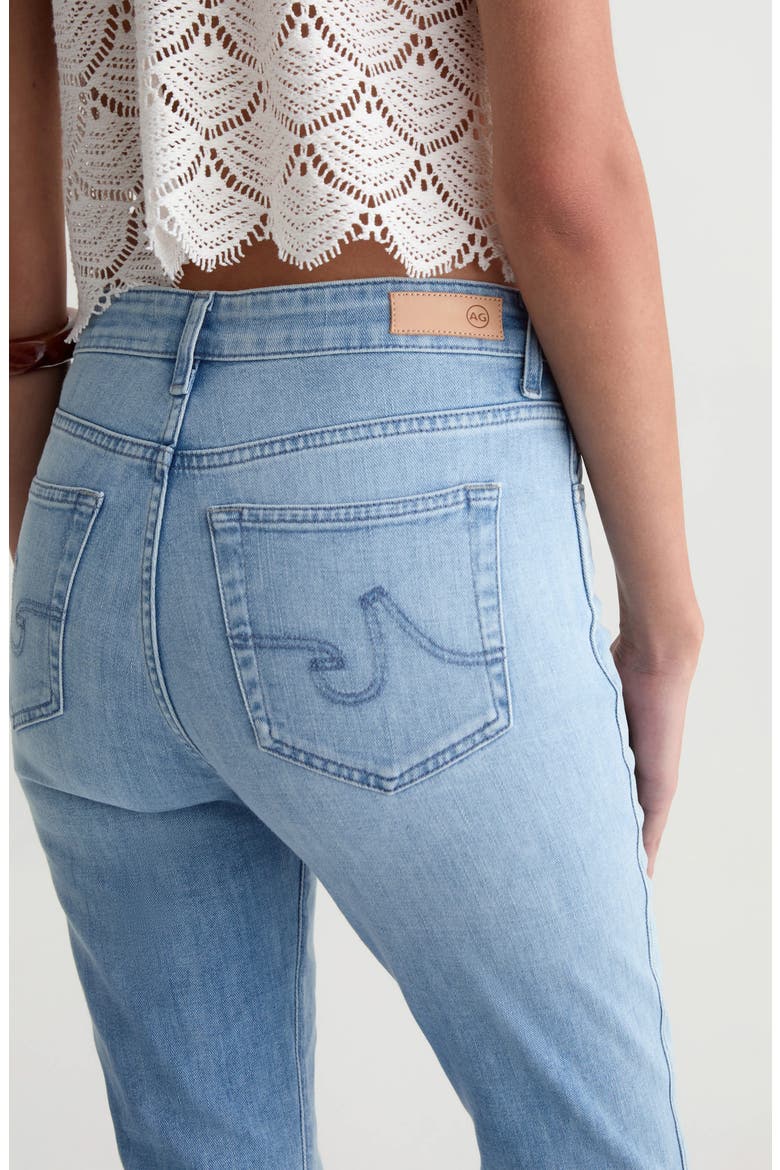 Mari Mid Rise Slim Straight Leg Jeans, Alternate, color, FLIGHT
