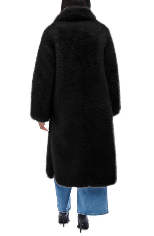 Azalea Wang Bcardi Faux Fur Coat In Black