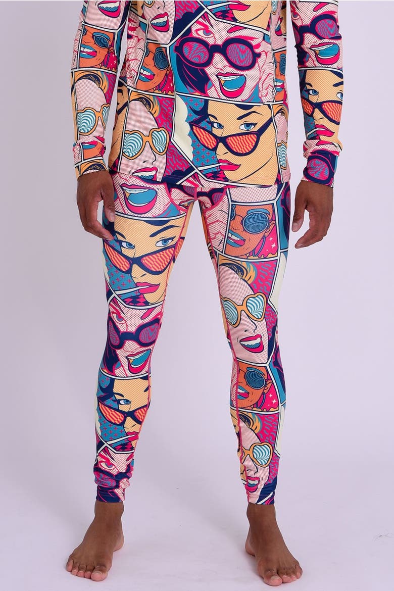Baselayer Pant - Comic Book Candy Men's, Main, color, multi-colour