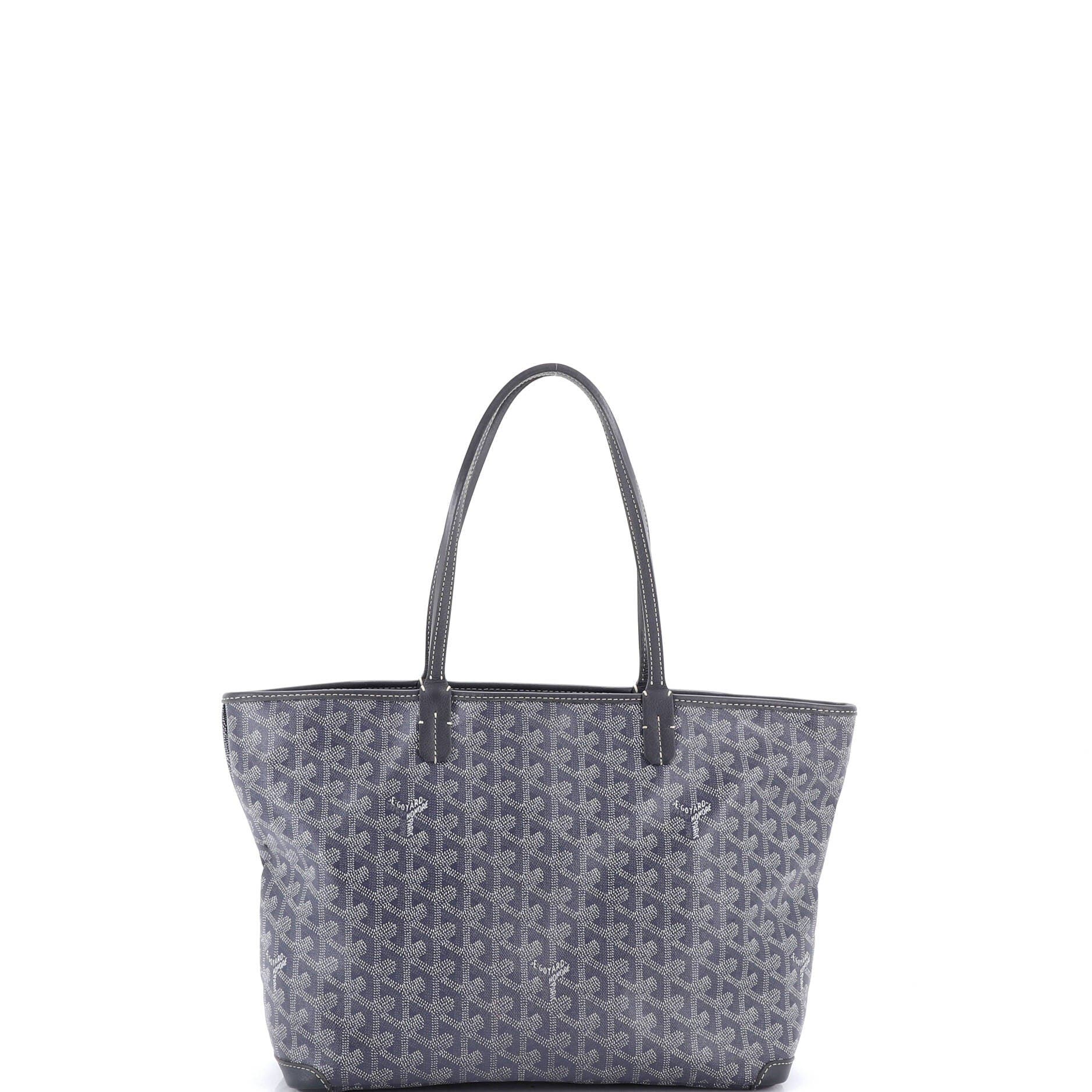 Pre-Owned Goyard Artois Tote Coated Canvas PM, Main, color, Gray