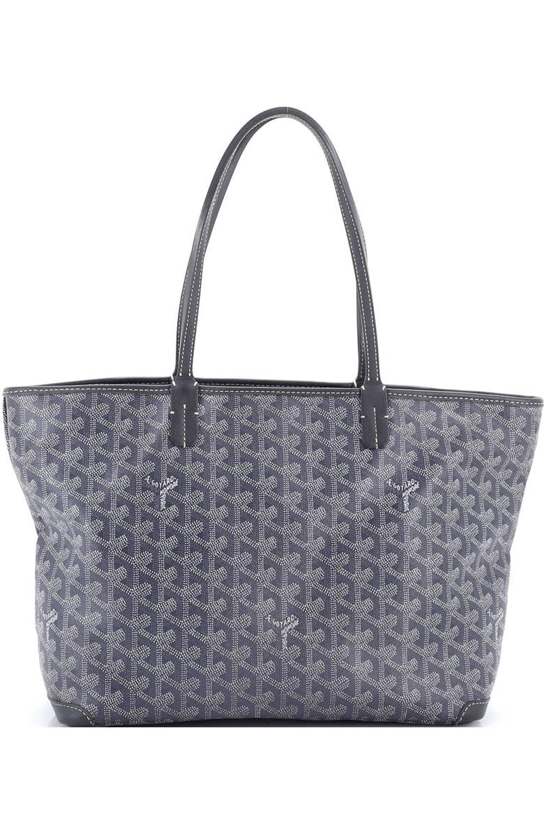 Pre-Owned Goyard Artois Tote Coated Canvas PM, Main, color, Gray