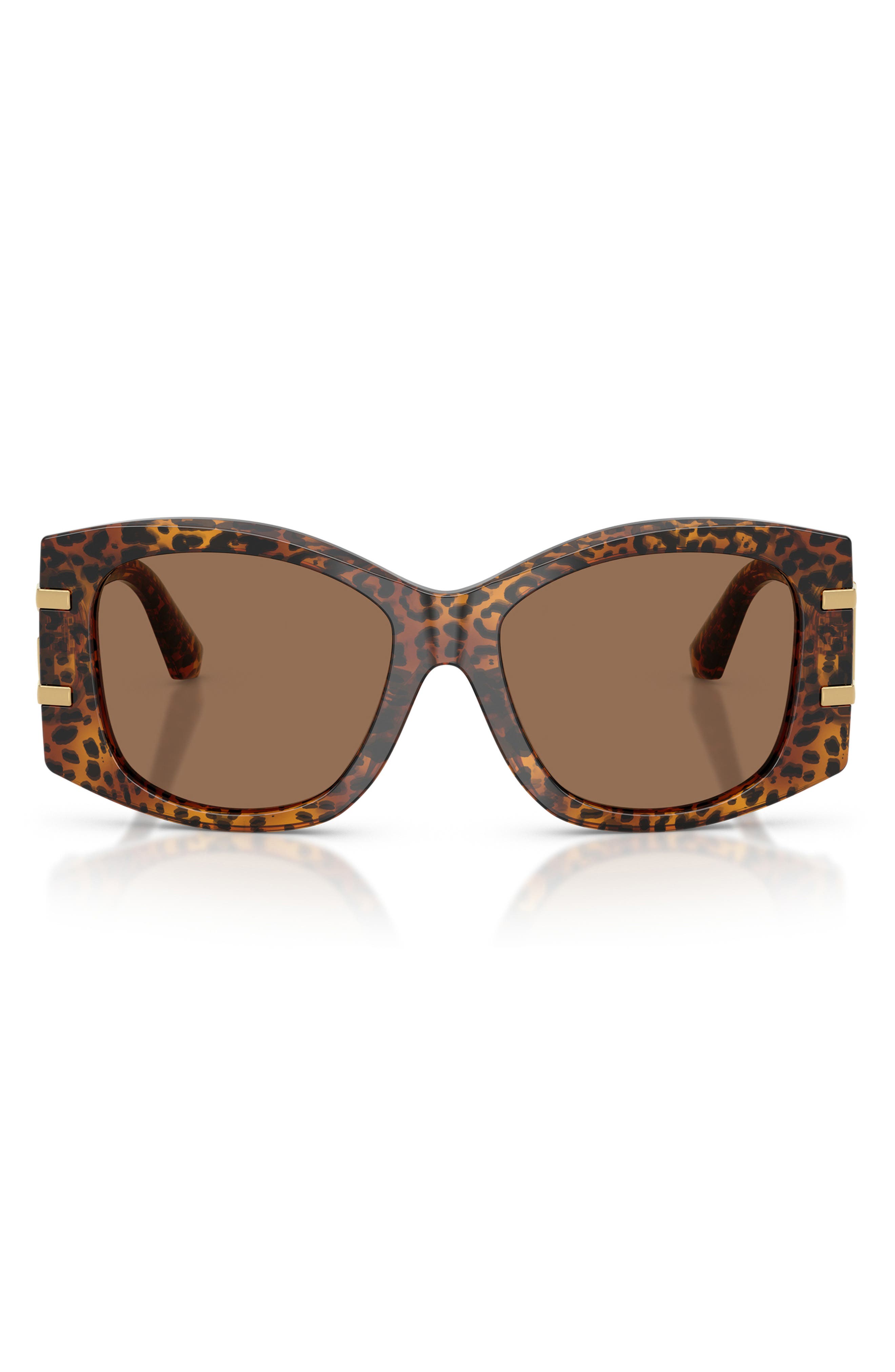 selected LEOPARD / DARK BROWN
