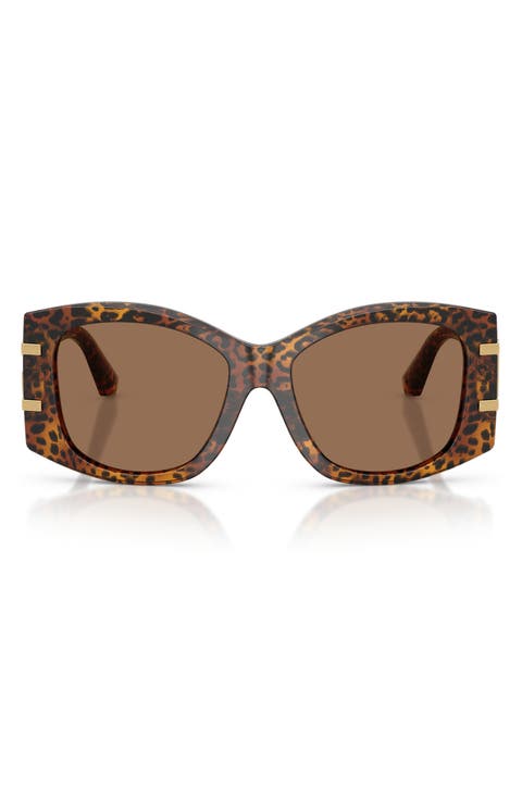 54mm Gradient Butterfly Sunglasses