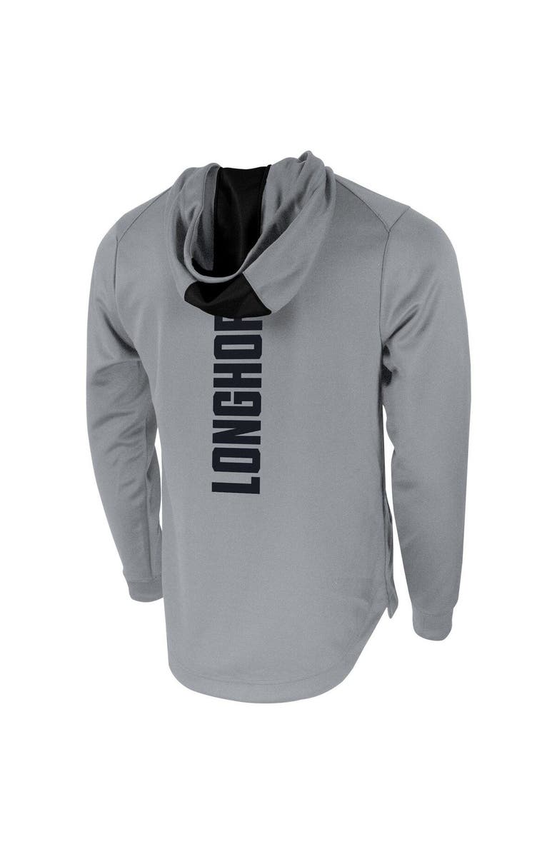 Nike Men's Nike Gray Texas Longhorns 2-Hit Performance Pullover Hoodie, Alternate, color,
