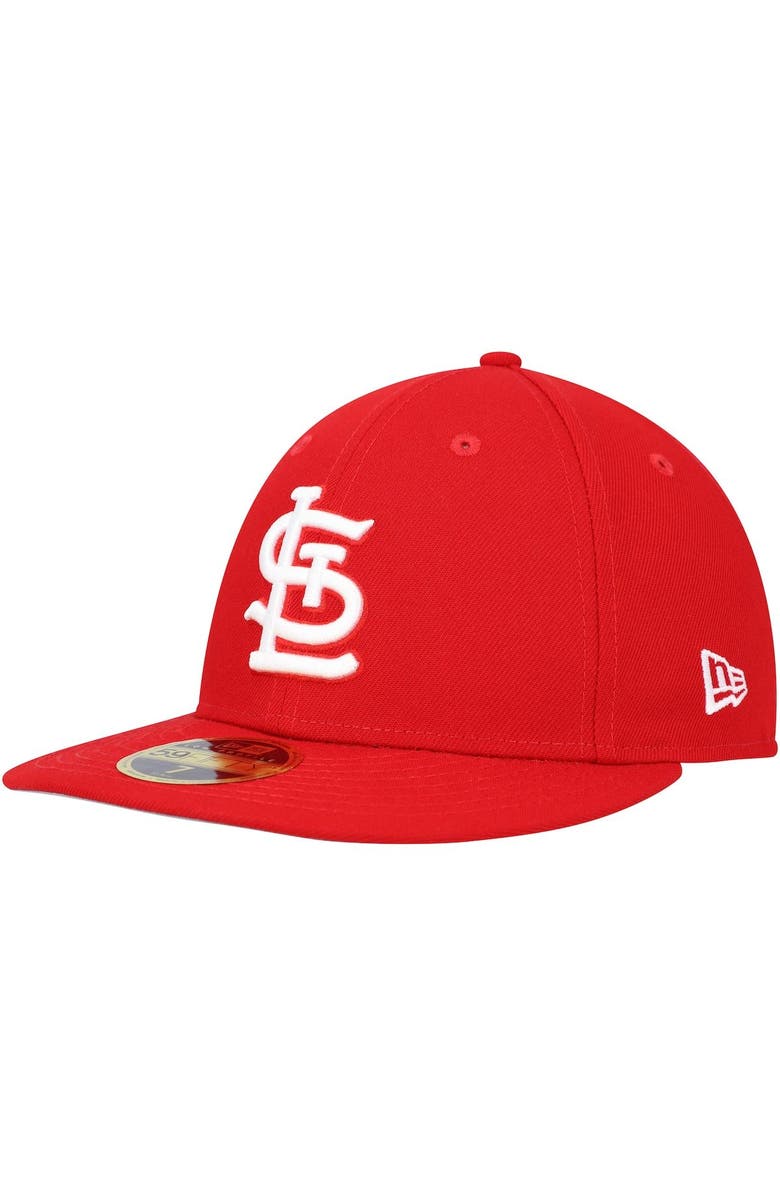 New Era Men's New Era Scarlet St. Louis Cardinals Low Profile 59FIFTY Fitted Hat, Main, color, Scarlet