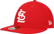 New Era Men's New Era Scarlet St. Louis Cardinals Low Profile 59FIFTY Fitted Hat