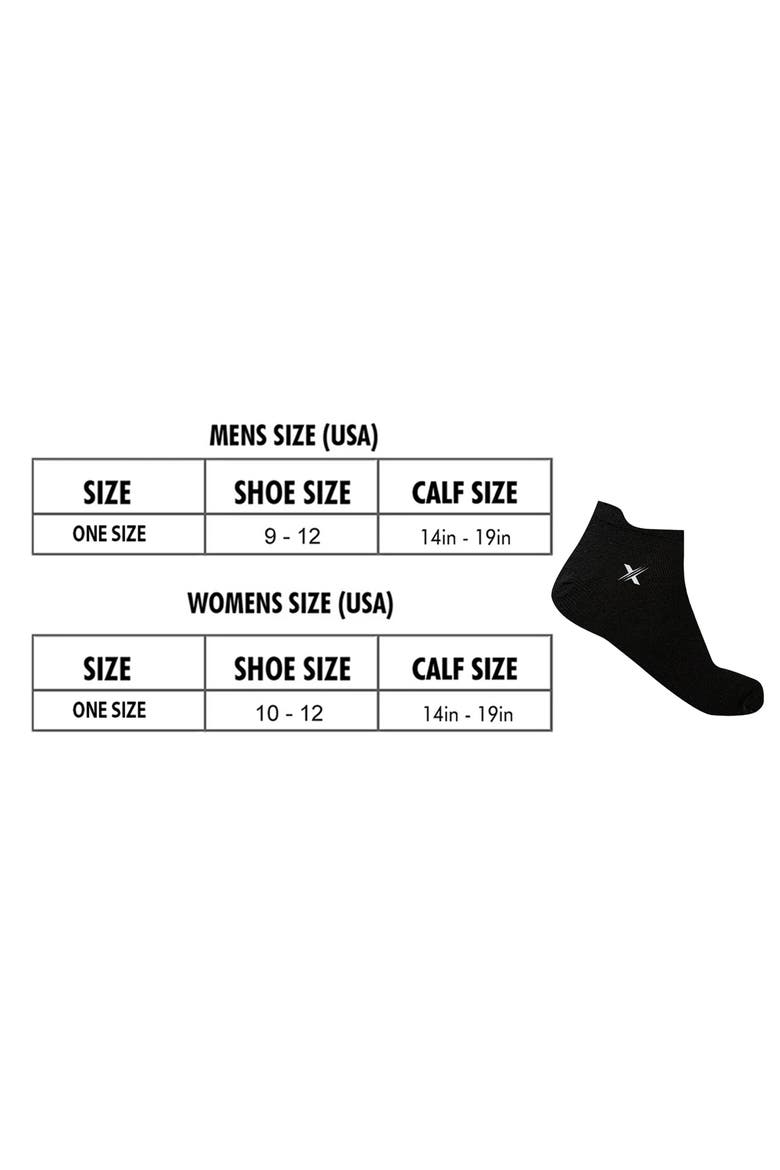 3-Pack Low Cut Compression Socks, Alternate, color, BLACK