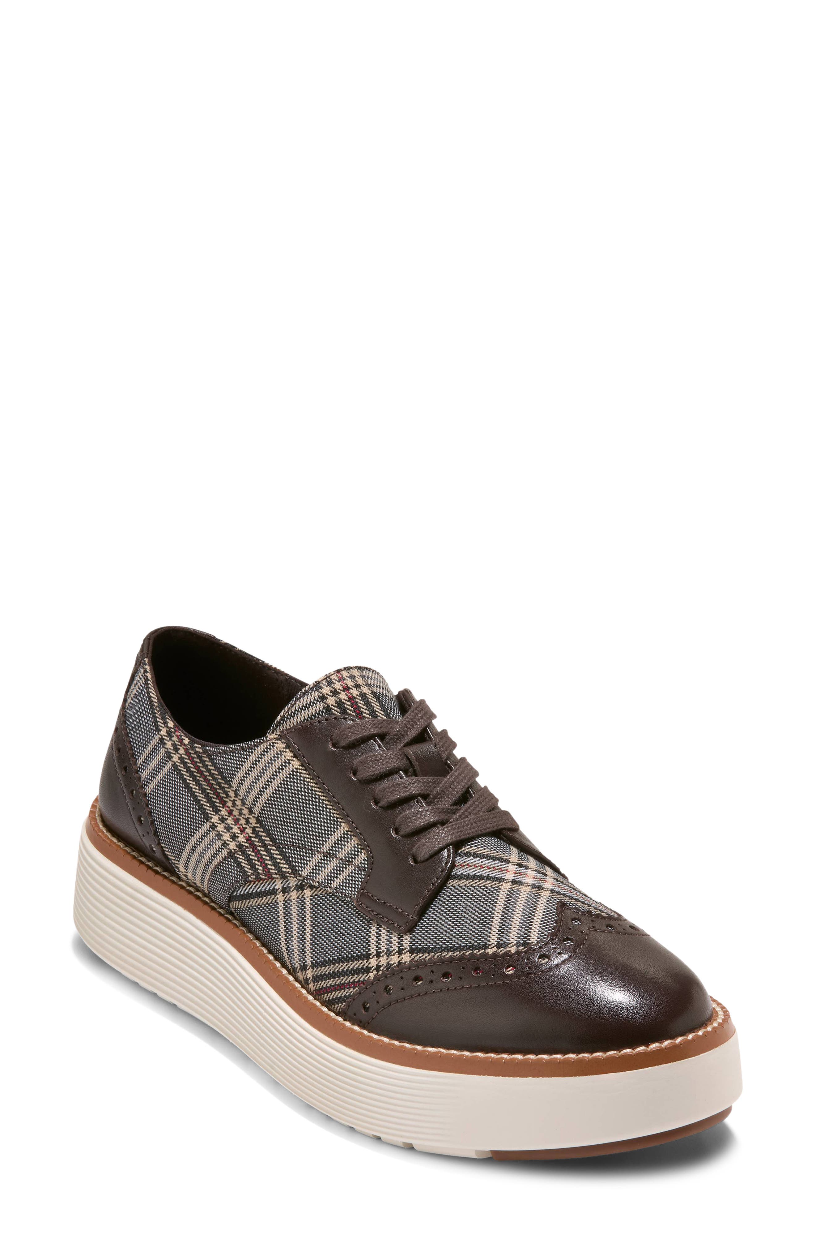Grand Citymotion Leather Wingtip Oxford