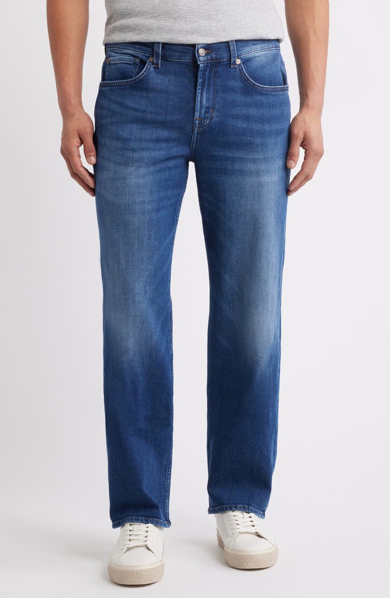 7 For All Mankind Austyn Relaxed Straight Leg Jeans, Main, color, Flaming