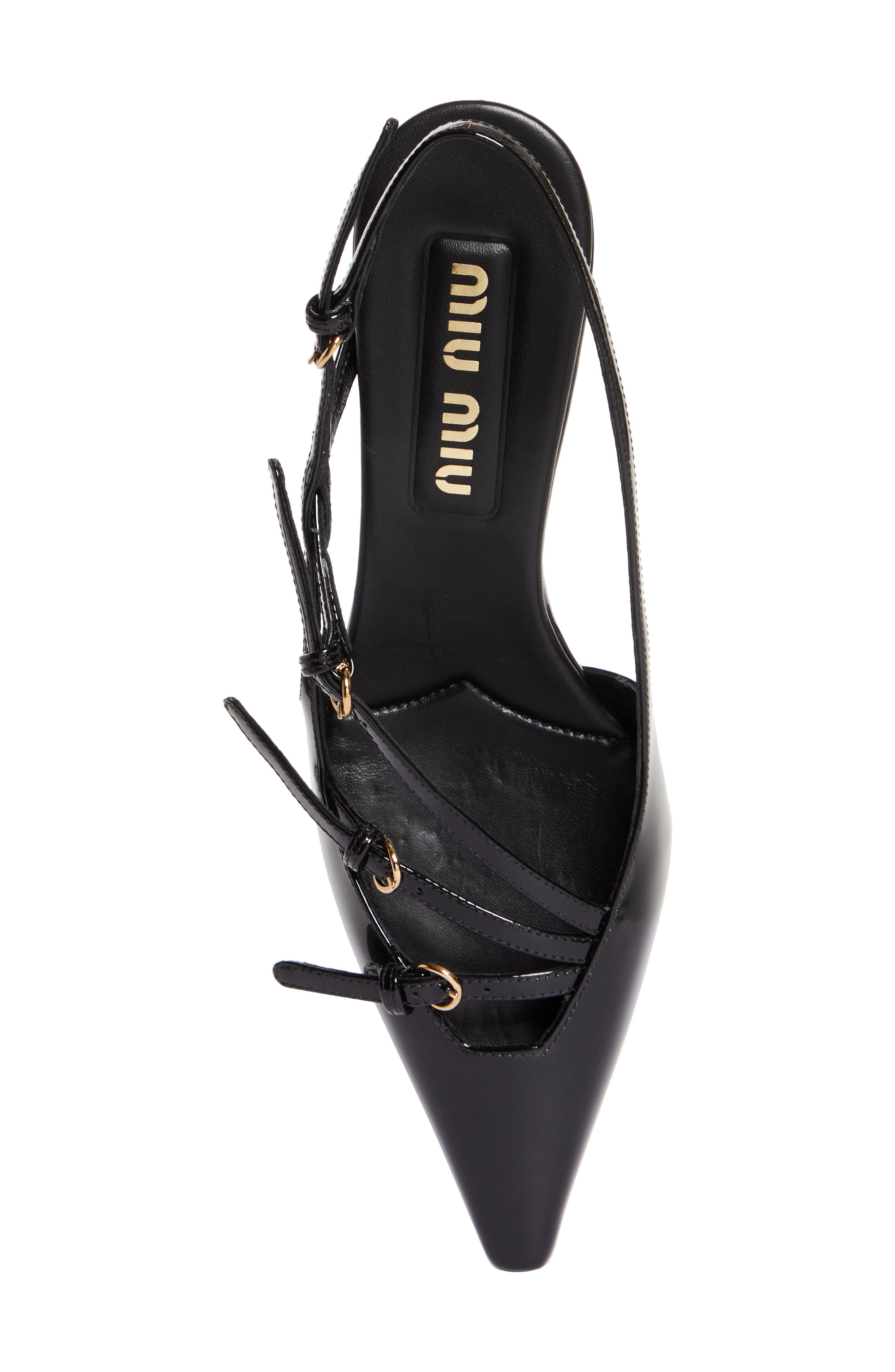 Miu Miu Kitten Heel Slingback Pump, Alternate, color, 