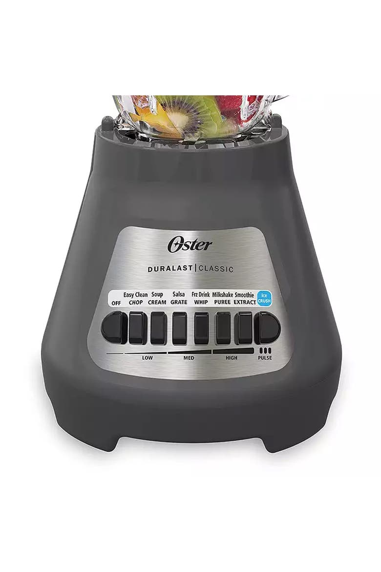 Classic Duralast 8 Speed Blender with 6 Cup Glass Blending Jar, Alternate, color, Grey