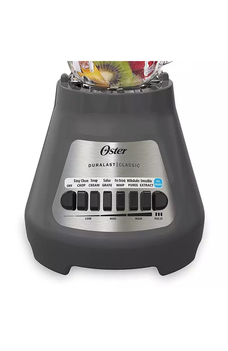 OSTER Classic Duralast 8 Speed Blender with 6 Cup Glass Blending Jar, Alternate, color, Grey