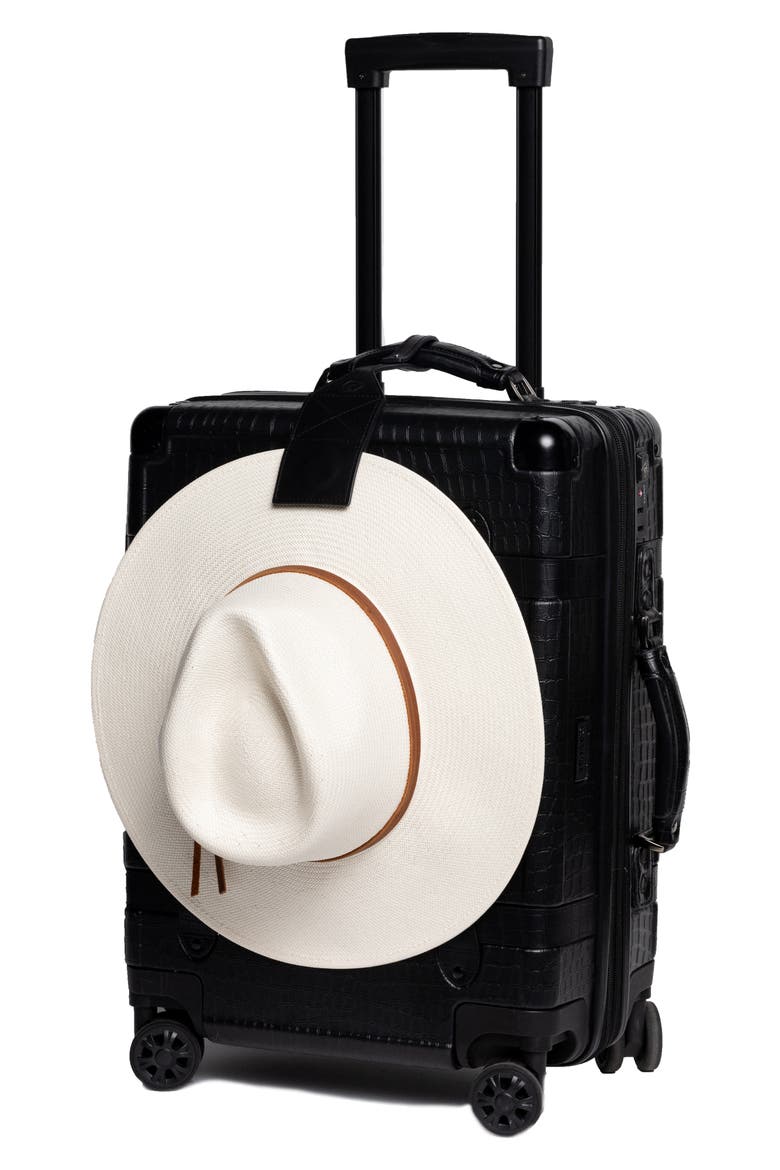 TOPTOTE Leather Hat Holder, Alternate, color, BLACK/ GOLD