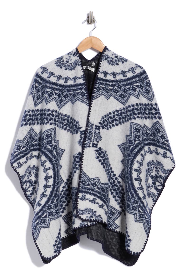 Print Cape, Alternate, color, NAVY