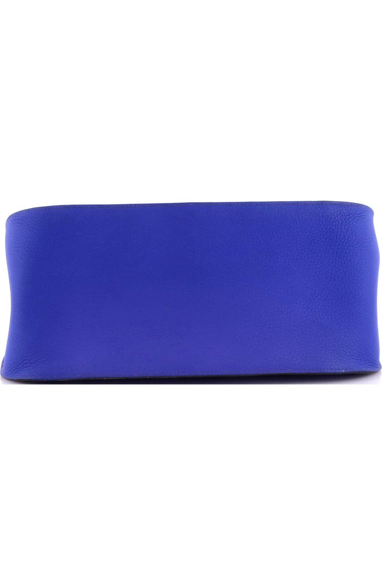 Pre-Owned Hermes Jypsiere Bag Clemence 34, Alternate, color, Bleu Electrique