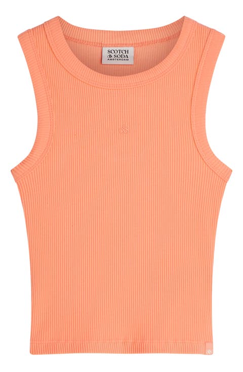 Kids' Slim Cotton Rib Tank (Big Kid)