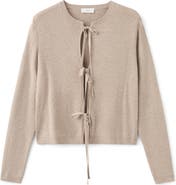 MANGO TEEN Bow Front Cardigan