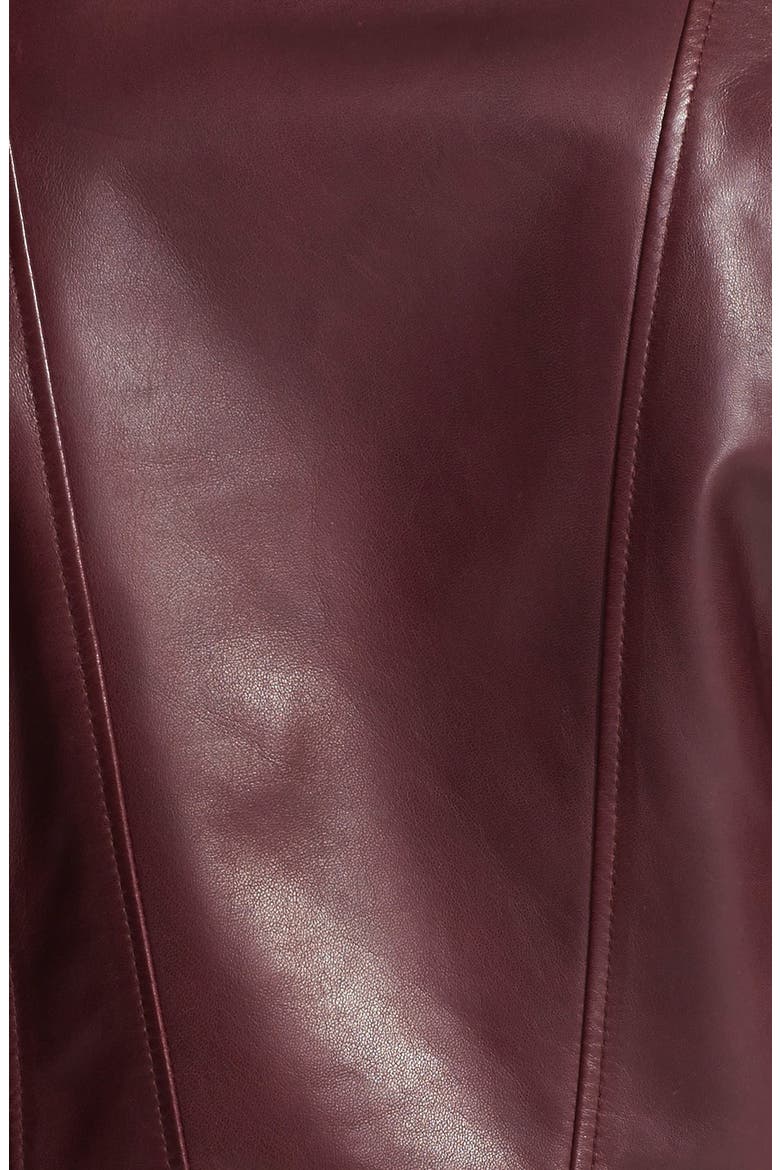 Lambskin Leather Jacket, Alternate, color, SYRAH