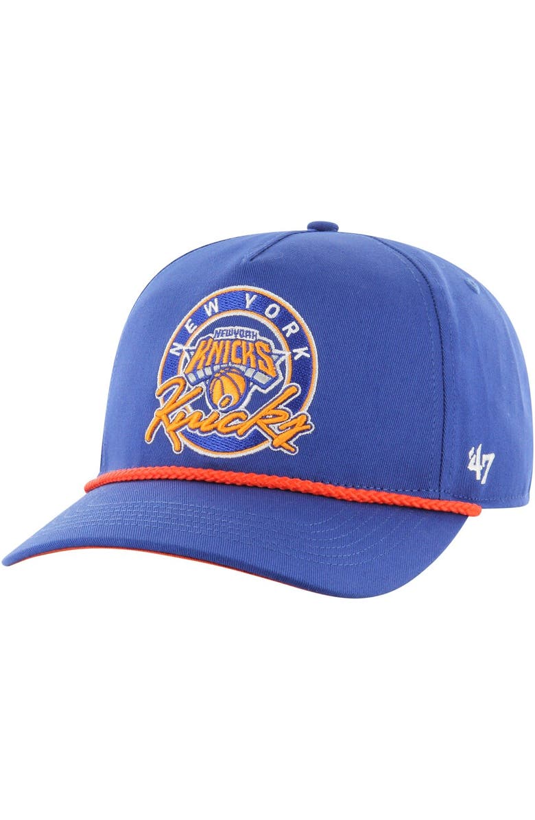 '47 Men's '47 Blue New York Knicks Ring Tone Hitch Snapback, Main, color, 