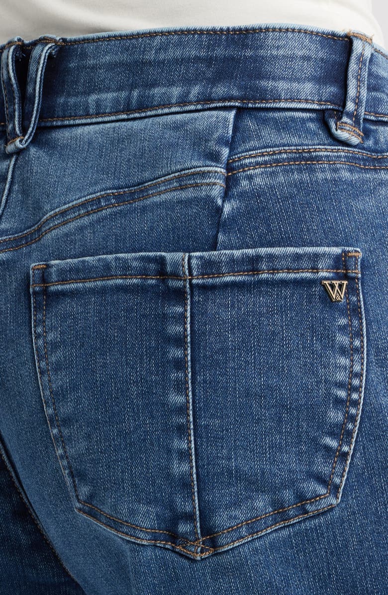 Wit & Wisdom Skyrise Inset High Waist Wide Leg Jeans, Alternate, color, 
