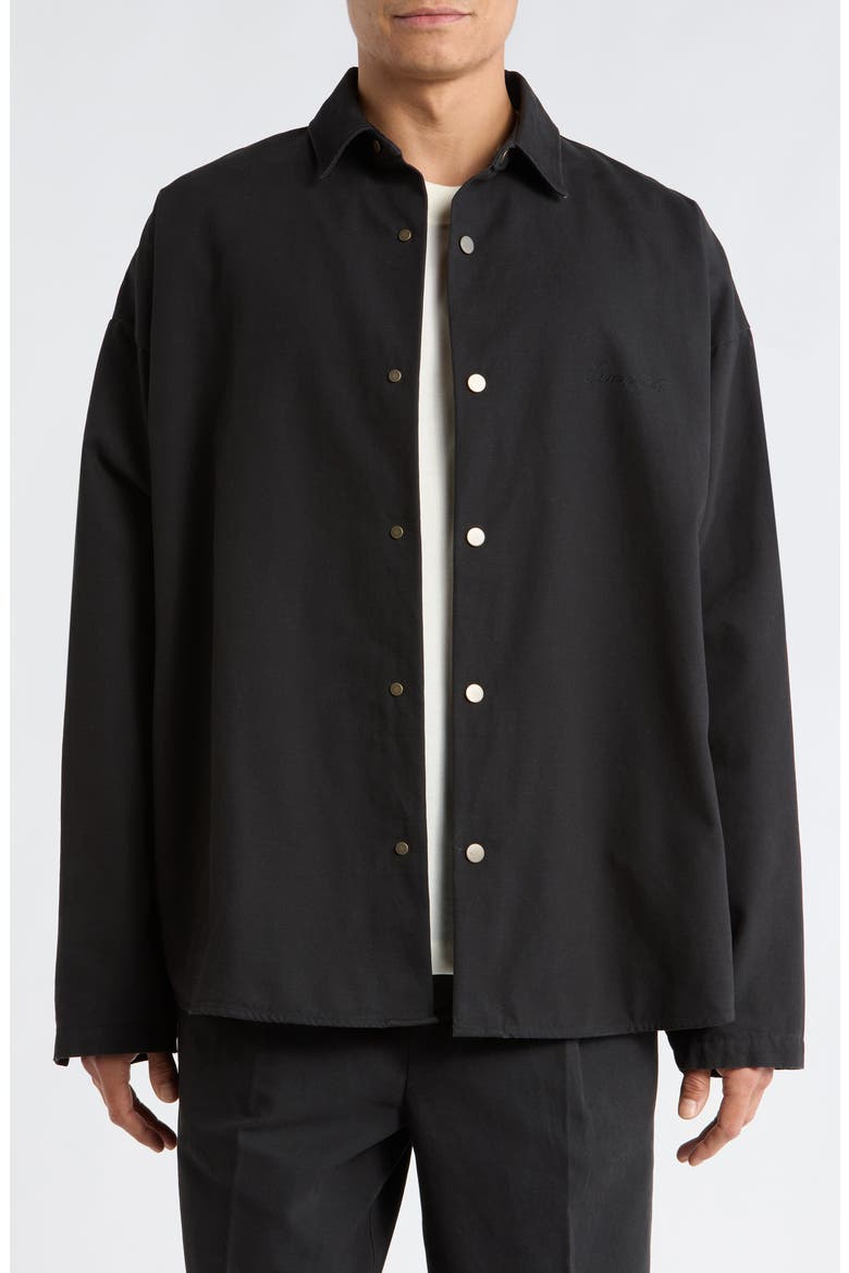 Cotton Canvas Overshirt (Men) | Nordstrom