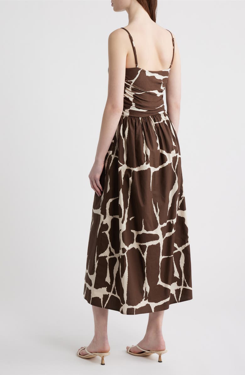 Rails Fisher Printed Midi Dress, Alternate, color, Terra