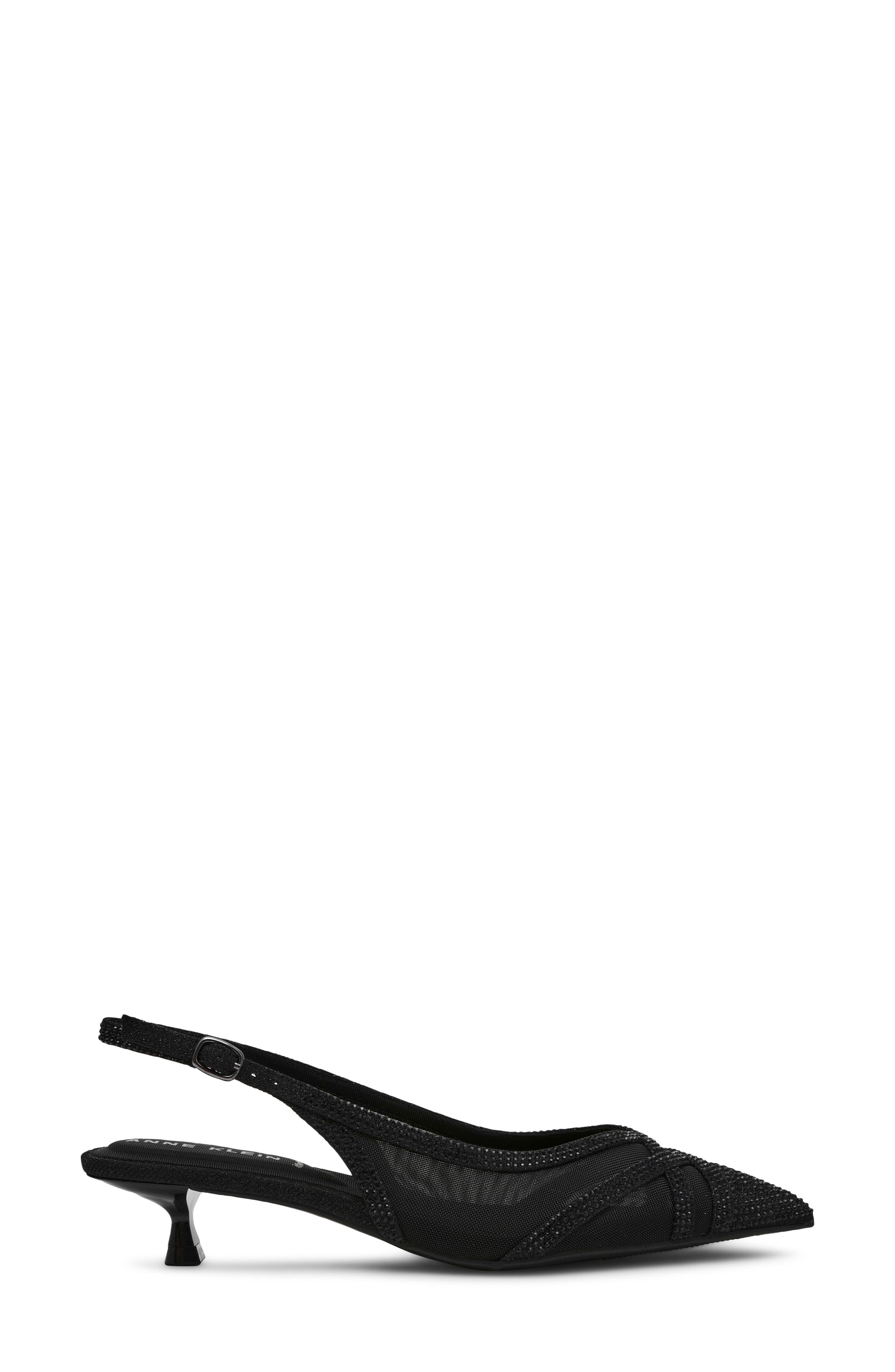 Anne Klein Jolene Kitten Heel Slingback Pump, Alternate, color, 