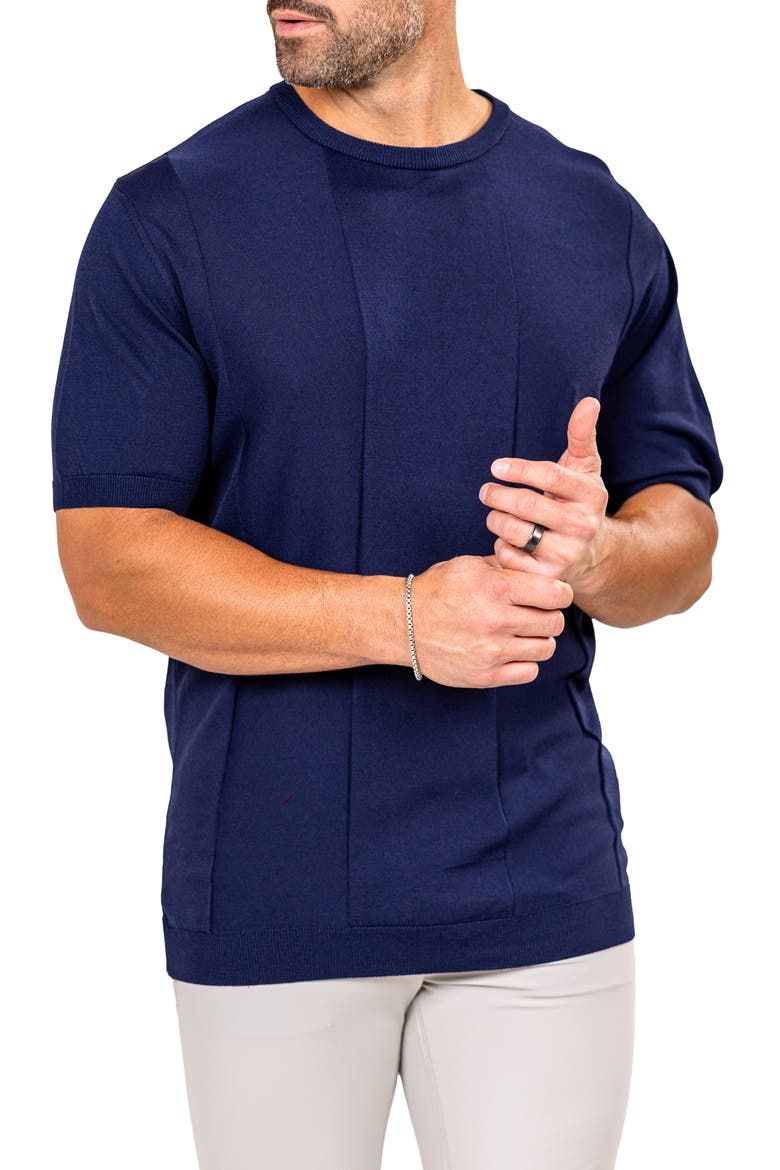 Marthy Blue Crewneck, Alternate, color, BLUE