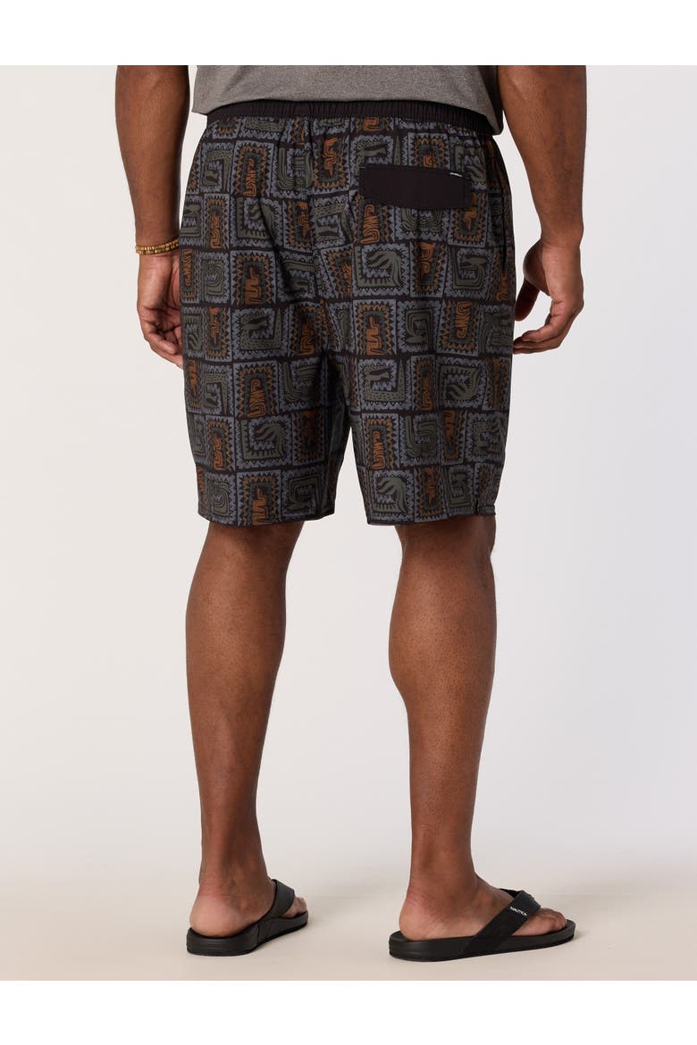 Big & Tall Hermosa Lined Hybrid Shorts, Alternate, color, BLACK