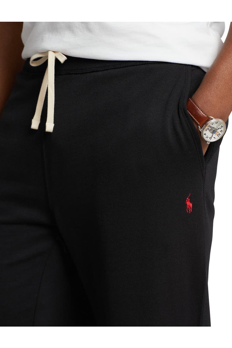 Big & Tall Fleece Pants, Alternate, color, BLACK