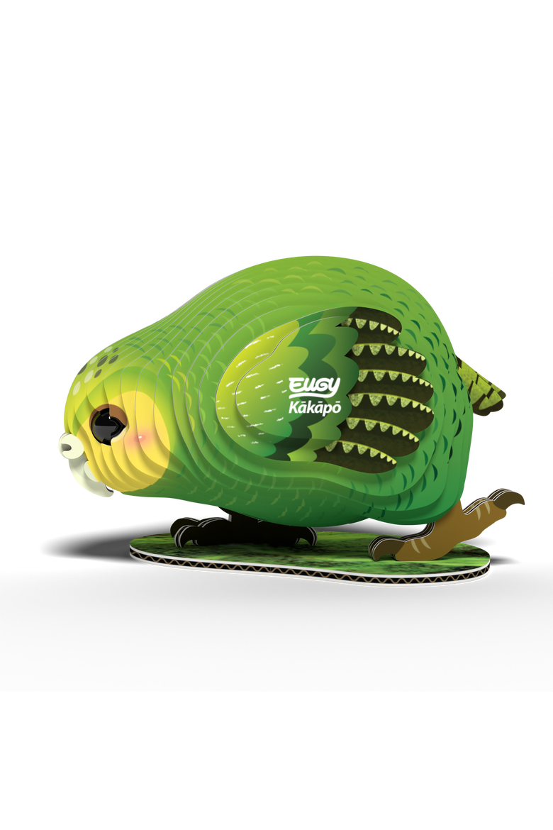 Kakapo 3D Puzzle, Alternate, color, No Color