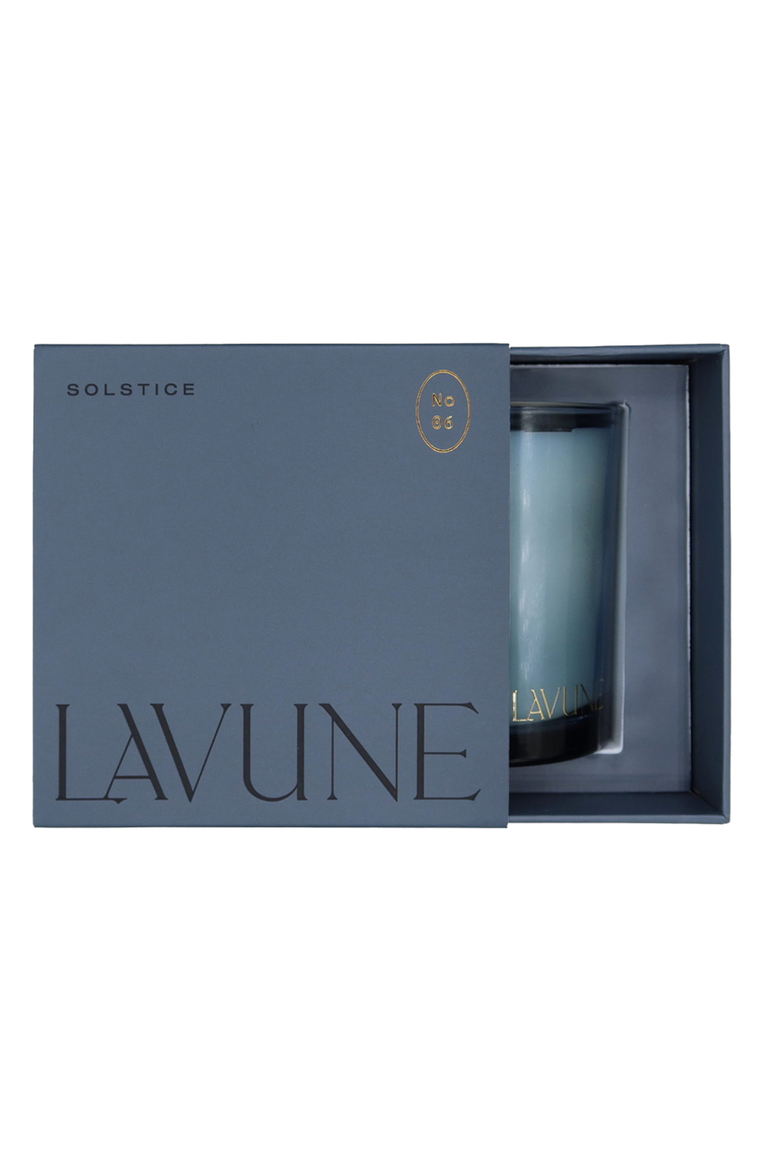 LAVUNE No. 6 Solstice Candle in Dark Blue 