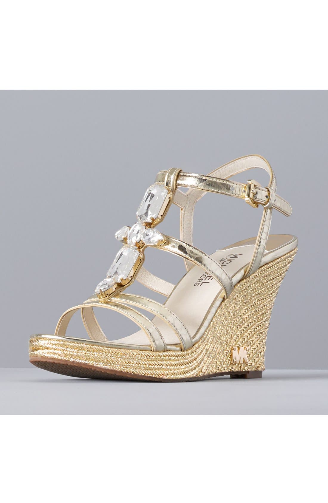 MICHAEL Michael Kors 'Jayden' Espadrille Wedge, Alternate, color, 