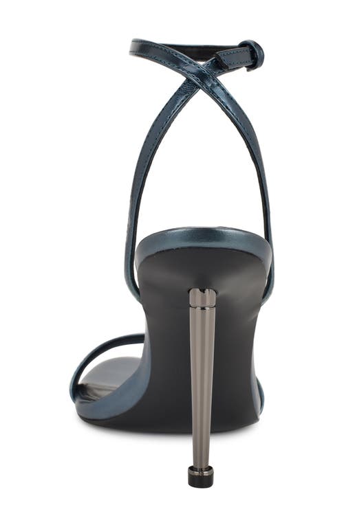 Nine West Reina Ankle Strap Sandal In Blue