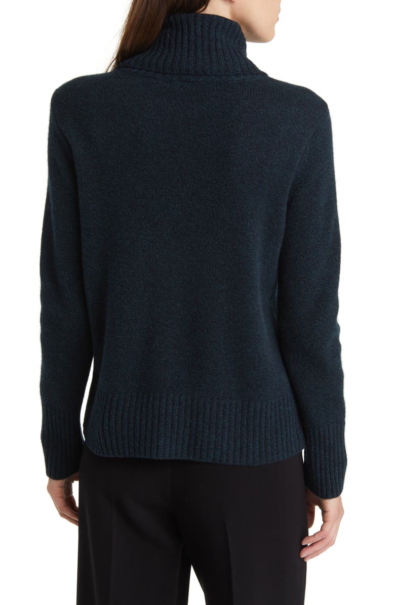 KOBI HALPERIN Dawson Turtleneck Cashmere Sweater, Alternate, color, Sea Moss