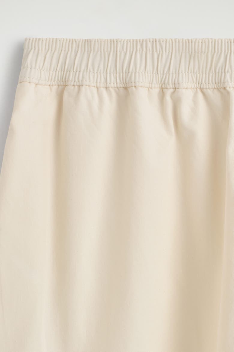 Fluid Cotton Balloon Pants, Alternate, color, IVORY