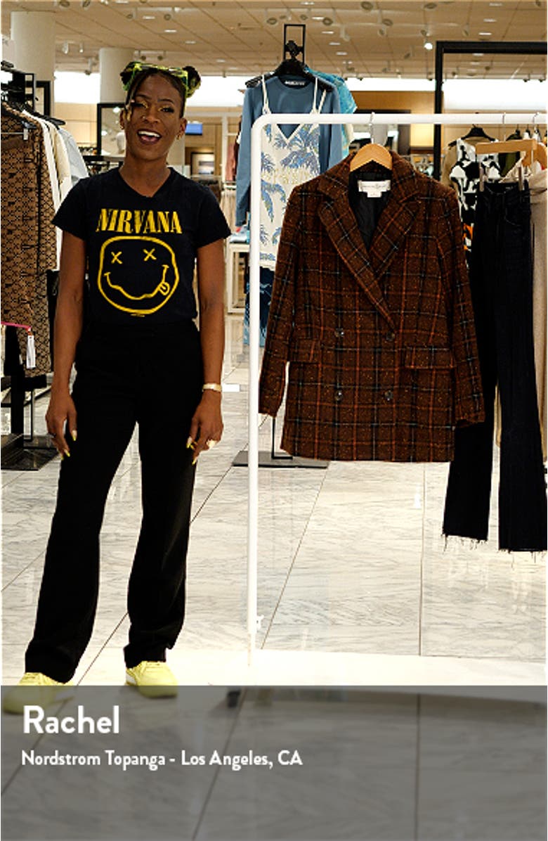 Double Breasted Plaid Coat, sales video thumbnail