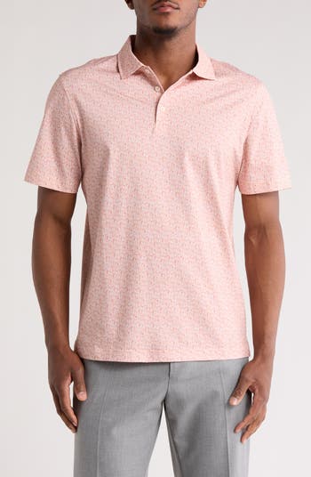 Bugatchi Victor OoohCotton® Cocktail Print Polo | Nordstromrack