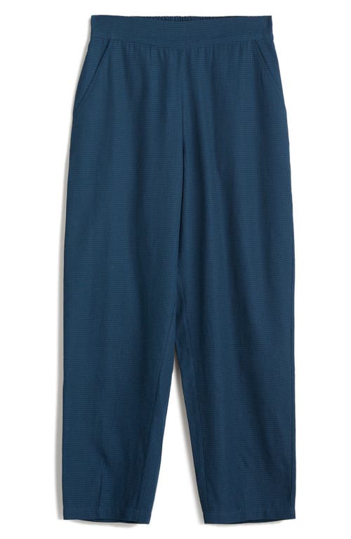 Seasalt Cornwall Vow Cave Organic Cotton Crop Tapered Pants In Blue