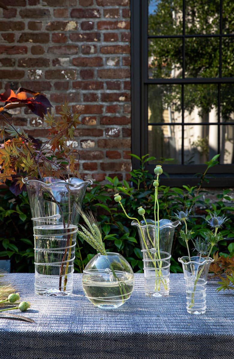 Juliska Amalia Flared Vase, Alternate, color, Clear